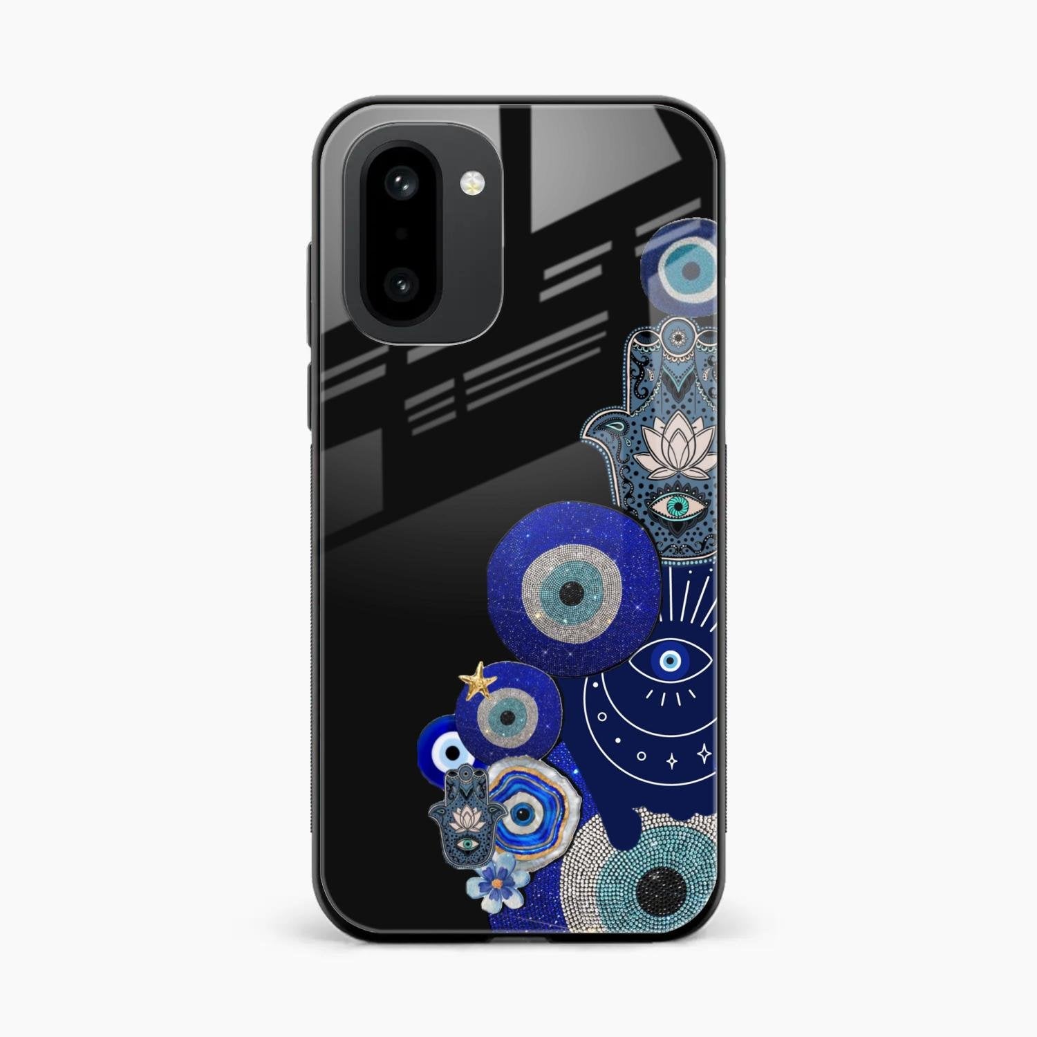 Mystic Evil Eye Glass Phone Case For OnePlus 15R 5G