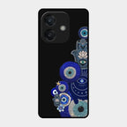 Mystic Evil Eye Glass Phone Case For Oppo A3X 5G