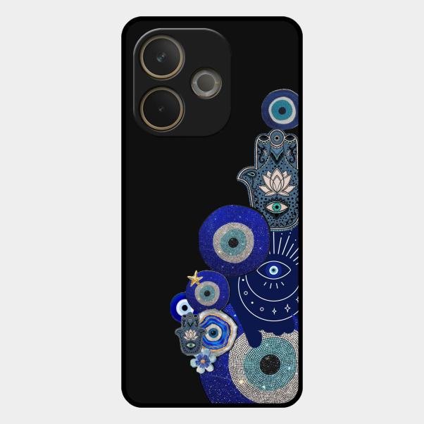 Mystic Evil Eye Glass Phone Case For Oppo A5 Pro 5G