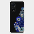 Mystic Evil Eye Glass Phone Case For Oppo F23 5G