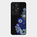 Mystic Evil Eye Glass Phone Case For Oppo F25 Pro 5G