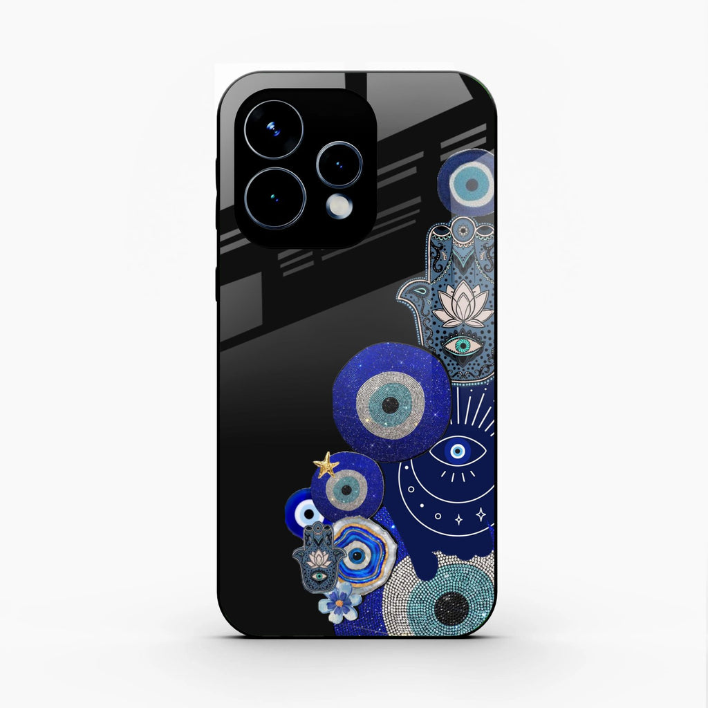 Mystic Evil Eye Glass Phone Case For Oppo Reno 15 5G