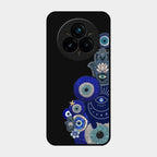 Mystic Evil Eye Glass Phone Case For Realme 14 Pro 5G