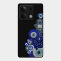 Mystic Evil Eye Glass Phone Case For Redmi Note 13 5G