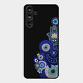 Mystic Evil Eye Glass Phone Case For Samsung Galaxy M55 5G
