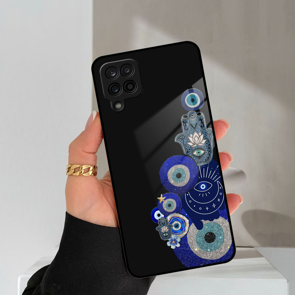 Mystic Evil Eye Glass Phone Case For Samsung Galaxy A42 5G