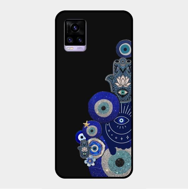 Mystic Evil Eye Glass Phone Case For Vivo V20