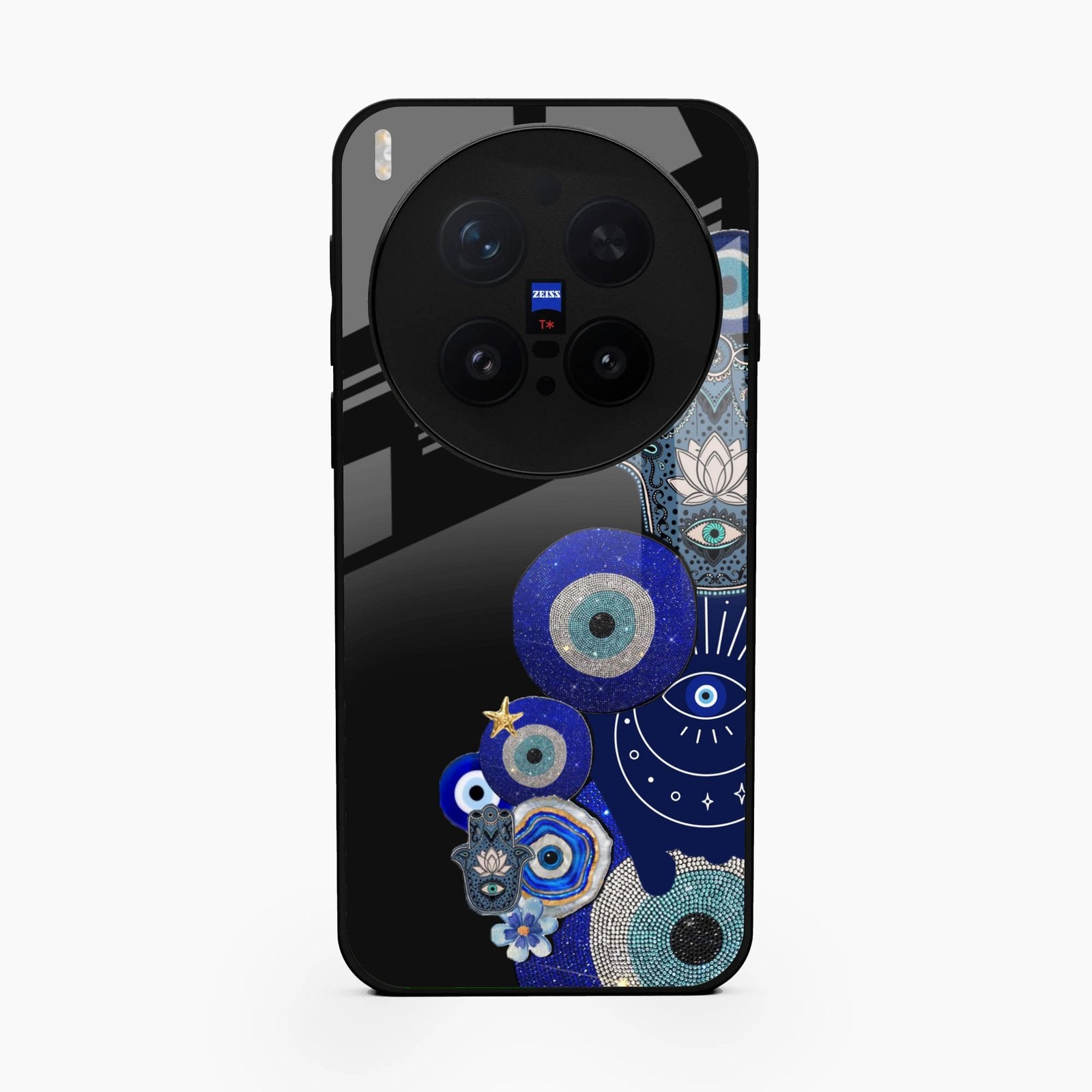 Mystic Evil Eye Glass Phone Case For Vivo X300 Pro 5G