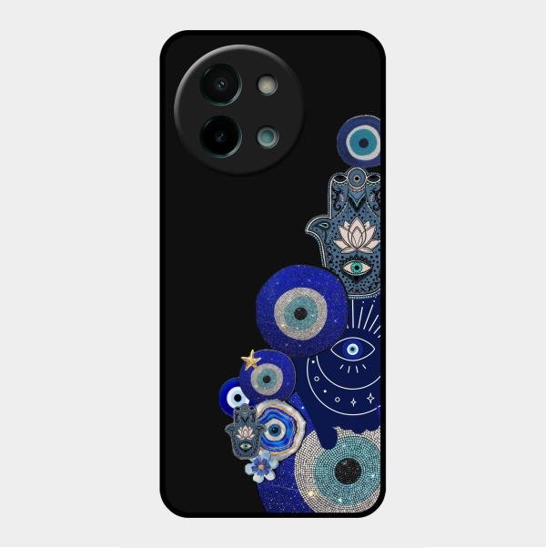 Mystic Evil Eye Glass Phone Case For Vivo Y58 5G