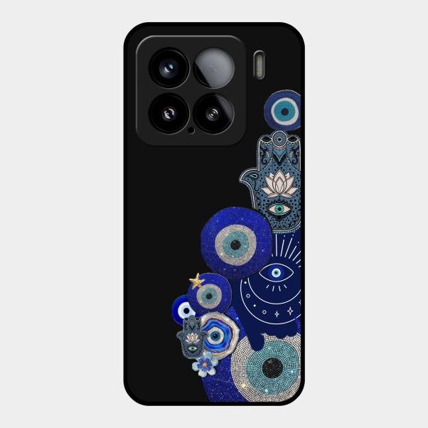 Mystic Evil Eye Glass Phone Case For Xiaomi 15 5G