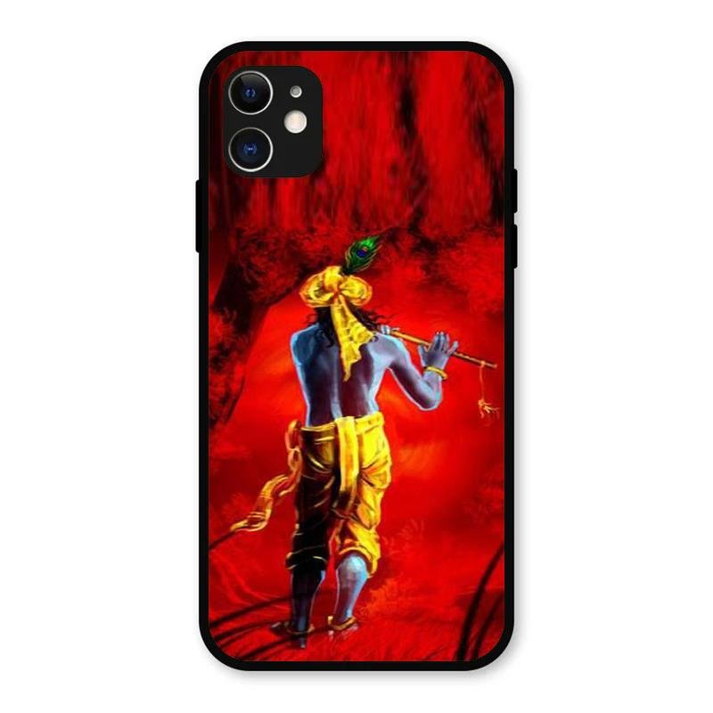 Mystic Krishna Flute Phone Case For iPhone 11