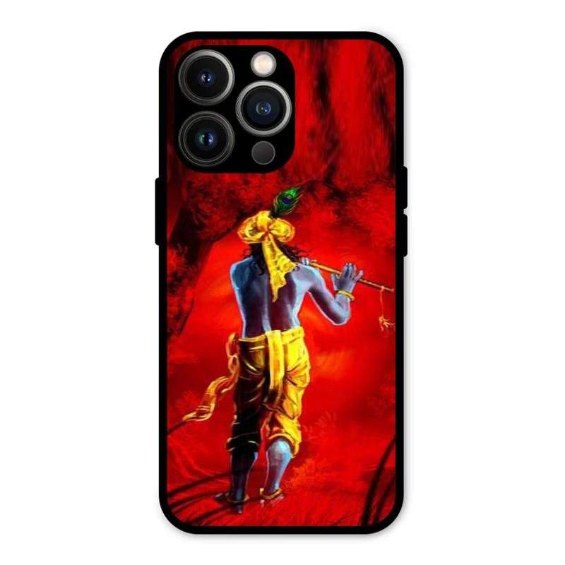 Mystic Krishna Flute Phone Case For iPhone 13 Pro