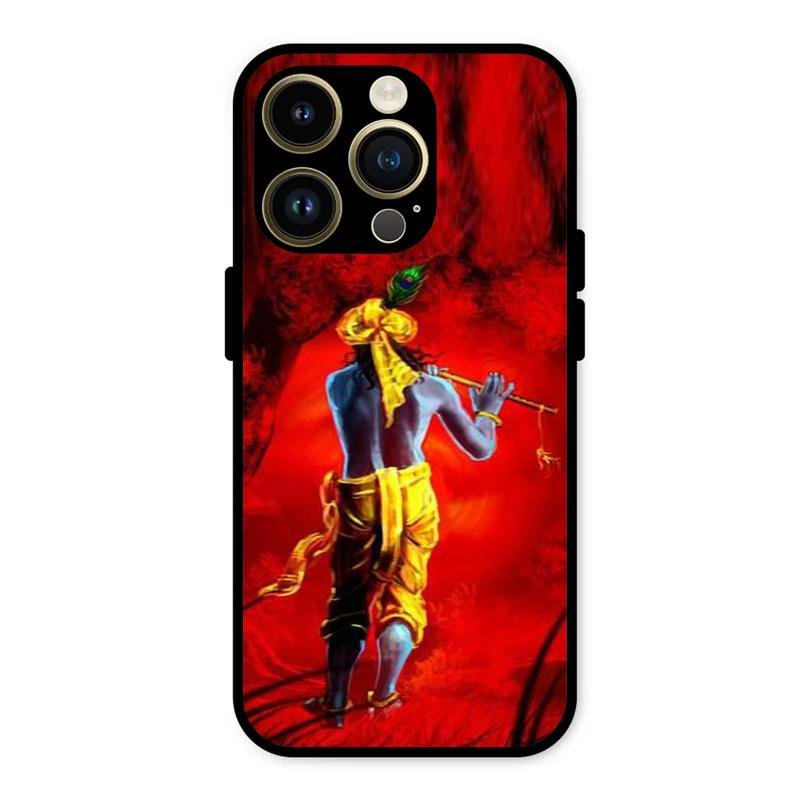 Mystic Krishna Flute Phone Case For iPhone 14 Pro