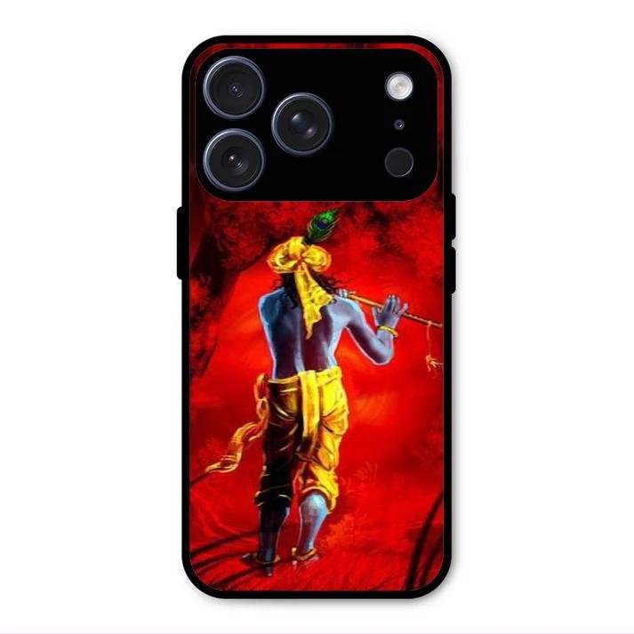 Mystic Krishna Flute Phone Case For iPhone 17 Pro Max