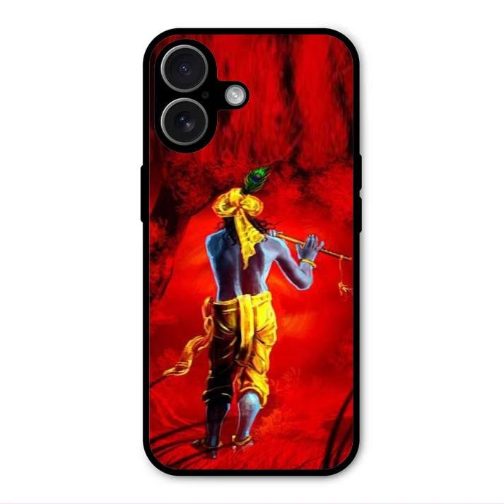 Mystic Krishna Flute Phone Case For iPhone 17