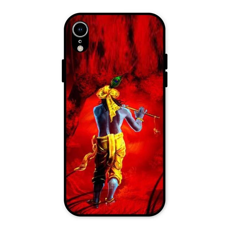 Mystic Krishna Flute Phone Case For iPhone XR