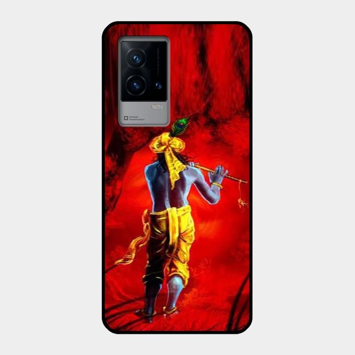 Mystic Krishna Flute Phone Case For Iqoo 9 5G