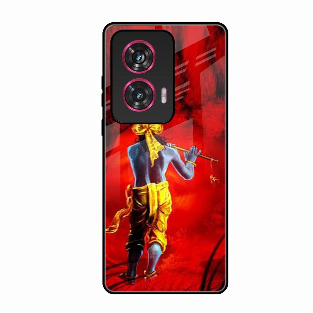 Mystic Krishna Flute Phone Case For Motorola Edge 50 Fusion 5G