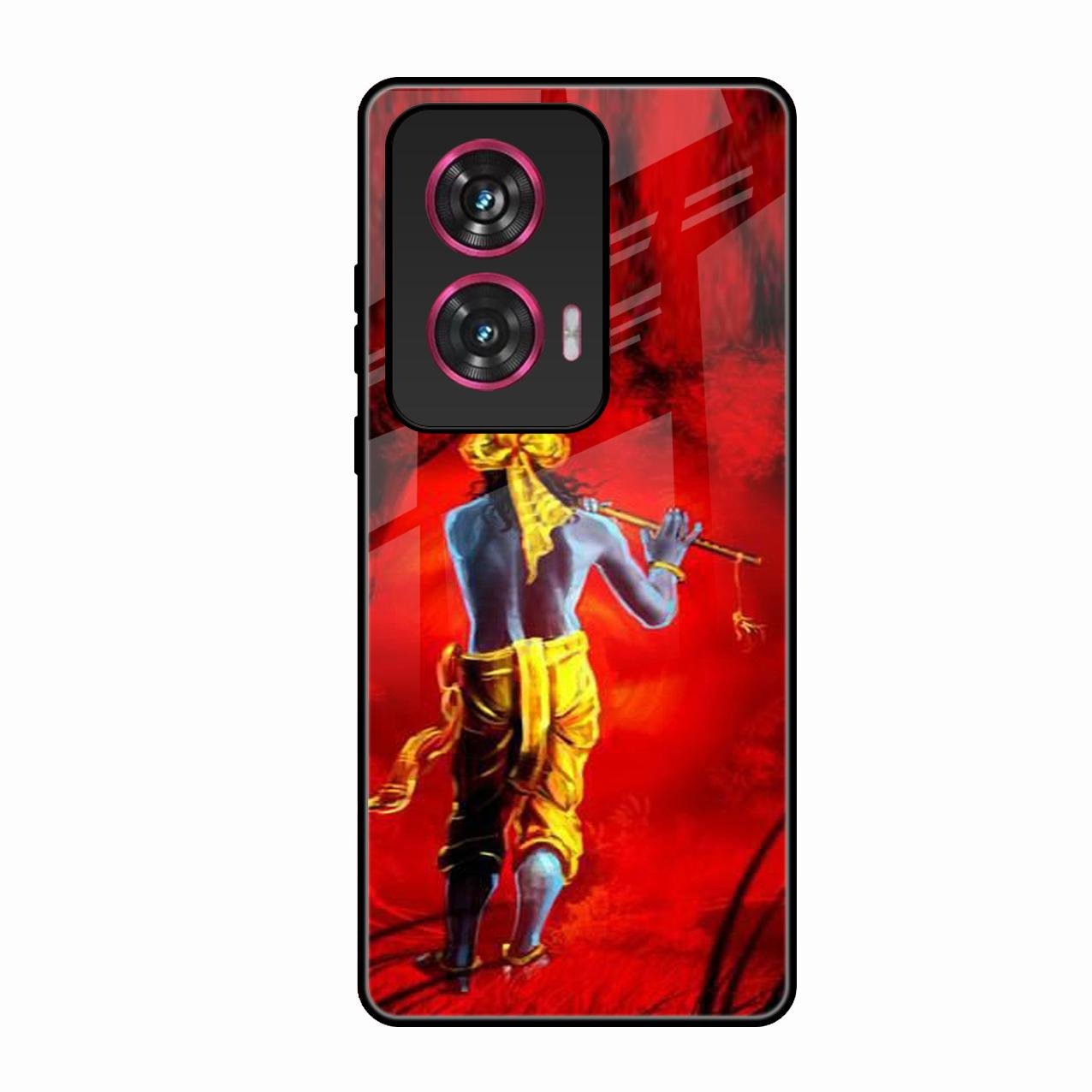 Mystic Krishna Flute Phone Case For Motorola Edge 50 Fusion 5G