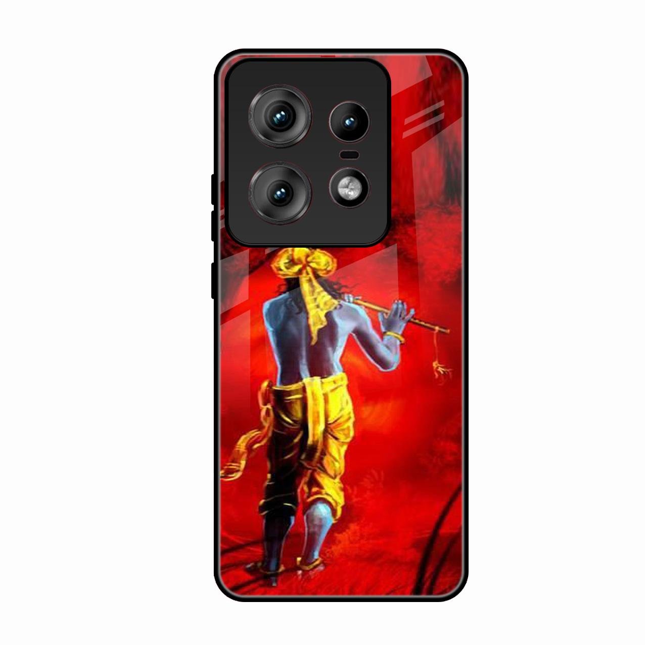 Mystic Krishna Flute Phone Case For Motorola Edge 50 Pro