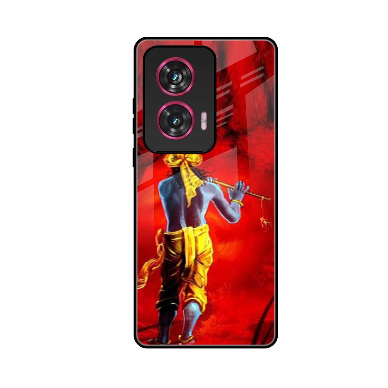 Mystic Krishna Flute Phone Case For Motorola G85 5G