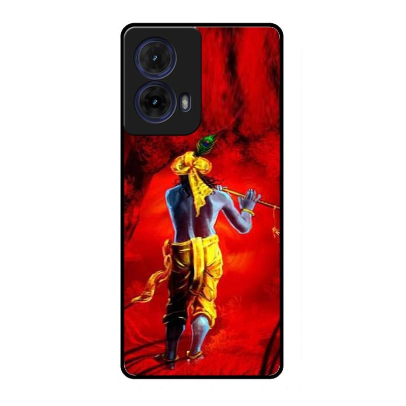 Mystic Krishna Flute Phone Case For Motorola G96 5G