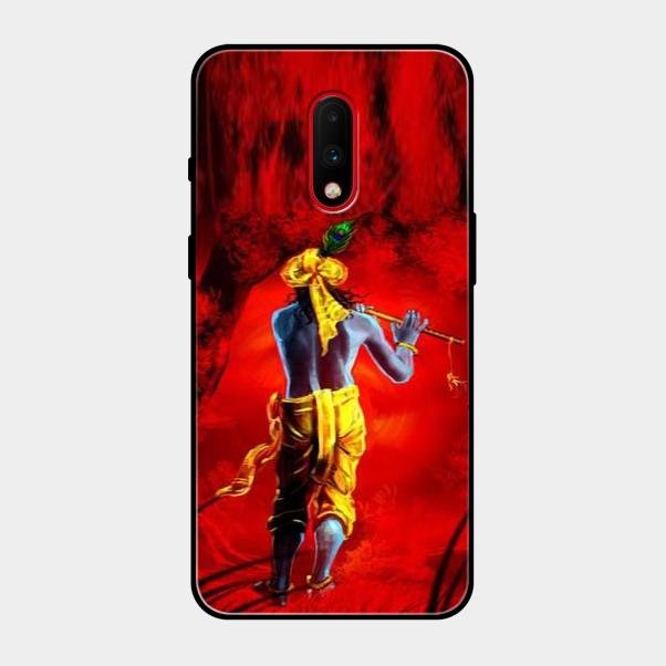 Mystic Krishna Flute Phone Case For Oneplus 7