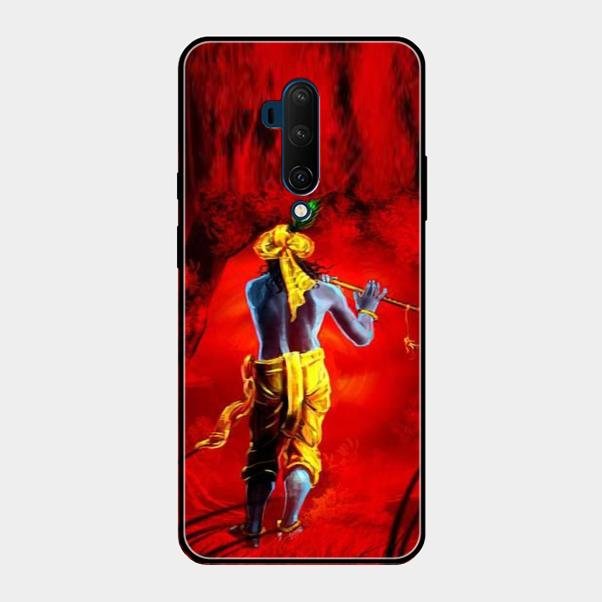 Mystic Krishna Flute Phone Case For Oneplus 7T Pro
