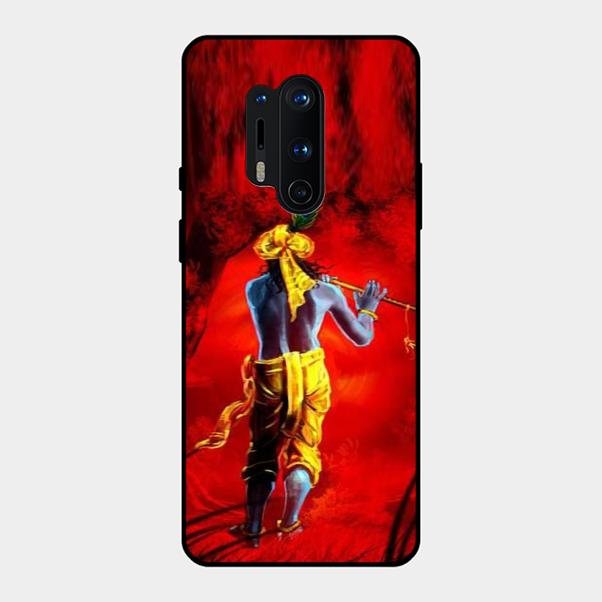 Mystic Krishna Flute Phone Case For Oneplus 8 Pro