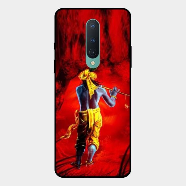 Mystic Krishna Flute Phone Case For Oneplus 8