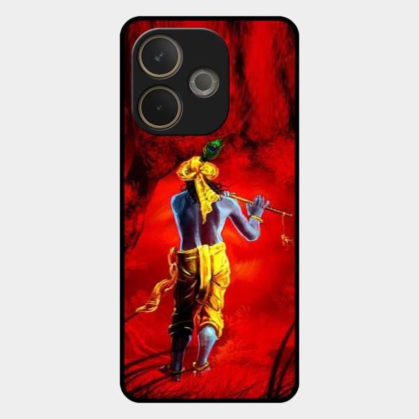 Mystic Krishna Flute Phone Case For Oppo A5 Pro 5G