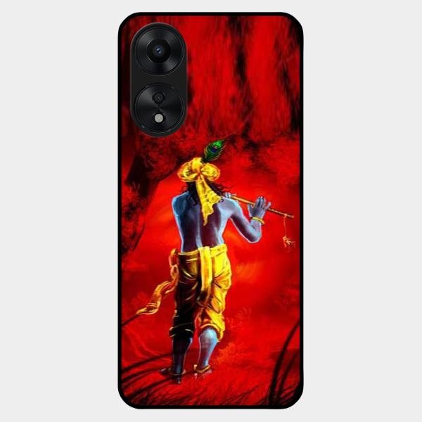 Mystic Krishna Flute Phone Case For Oppo A78 5G