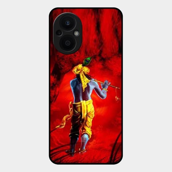 Mystic Krishna Flute Phone Case For Oppo F21 Pro 5G