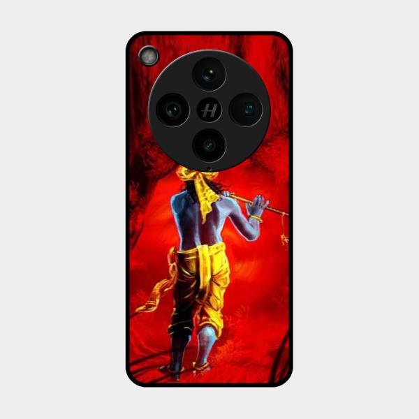 Mystic Krishna Flute Phone Case For Oppo Find X8 Pro 5G