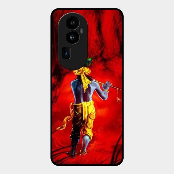 Mystic Krishna Flute Phone Case For Oppo Reno 10 Pro Plus 5G