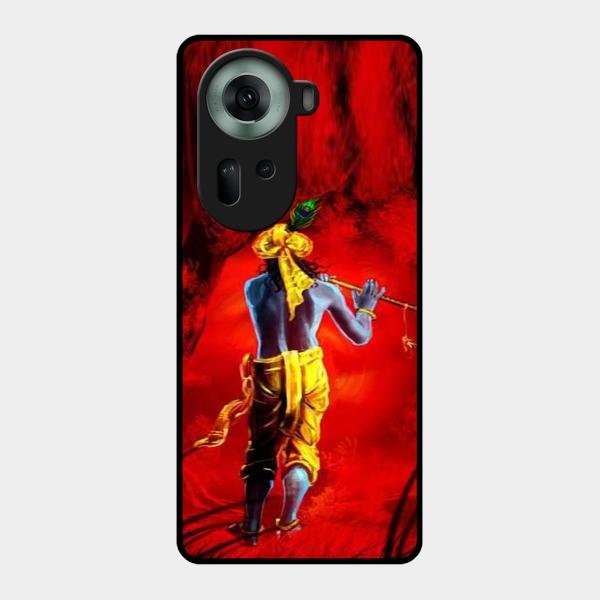 Mystic Krishna Flute Phone Case For Oppo Reno 11 5G