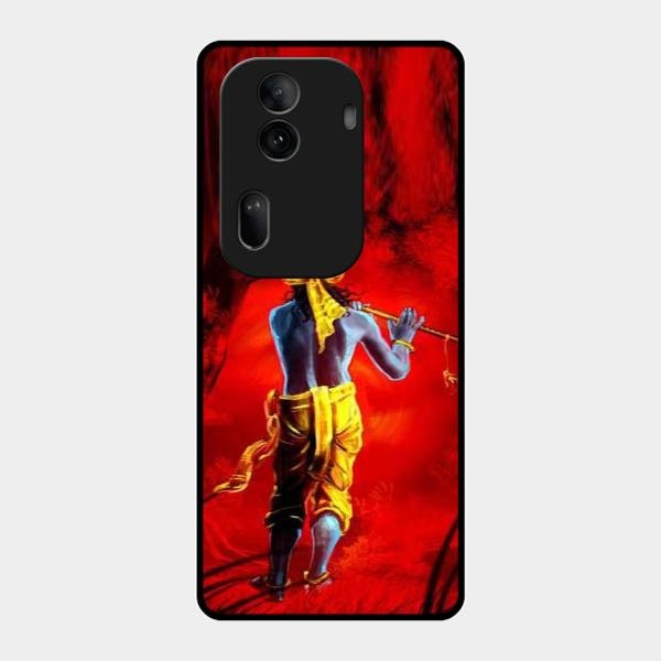 Mystic Krishna Flute Phone Case For Oppo Reno 11 Pro 5G