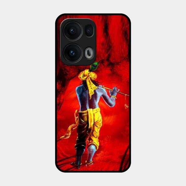 Mystic Krishna Flute Phone Case For Oppo Reno 13 Pro 5G