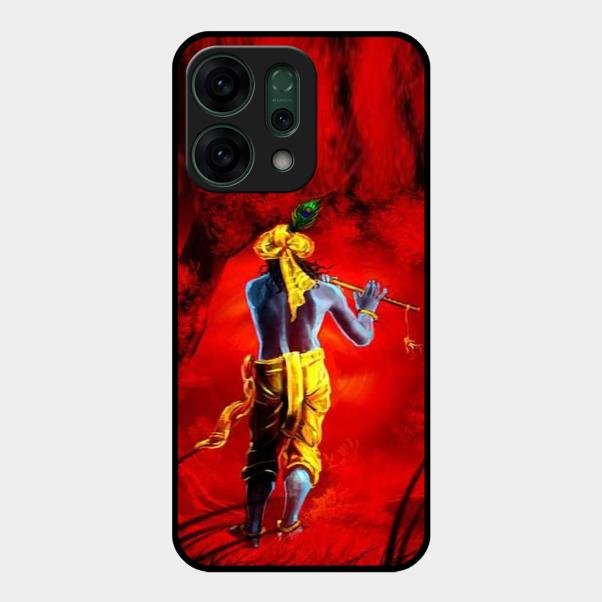 Mystic Krishna Flute Phone Case For Oppo Reno 14 5G