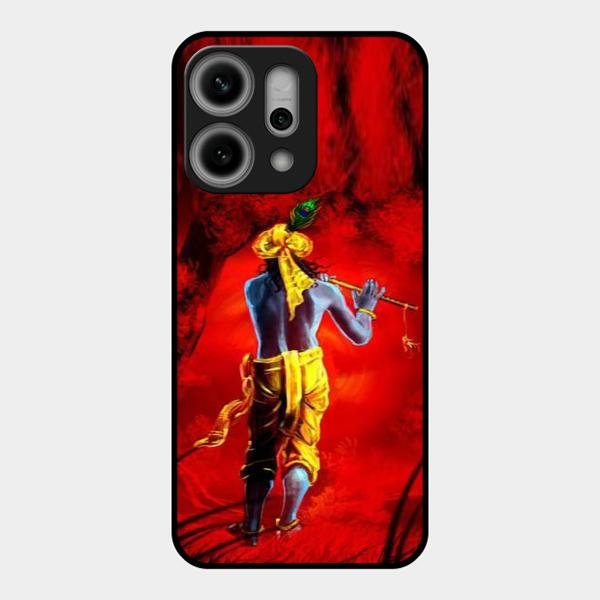Mystic Krishna Flute Phone Case For Oppo Reno 14 Pro 5G