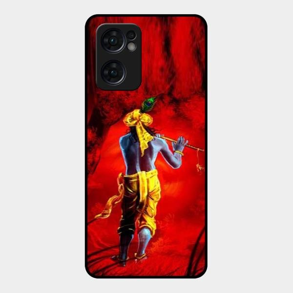 Mystic Krishna Flute Phone Case For Oppo Reno 7 5G