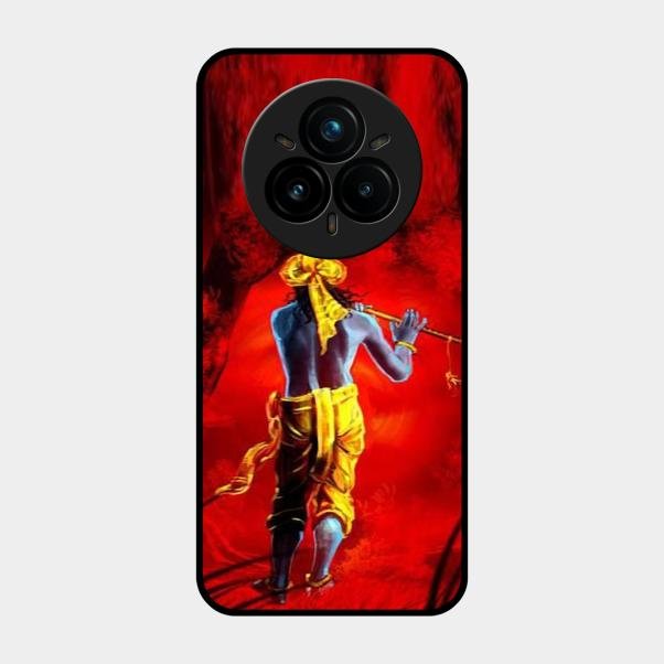Mystic Krishna Flute Phone Case For Realme 14 Pro 5G