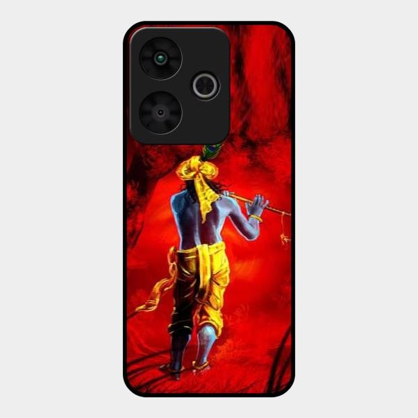 Mystic Krishna Flute Phone Case For Redmi 13 5G