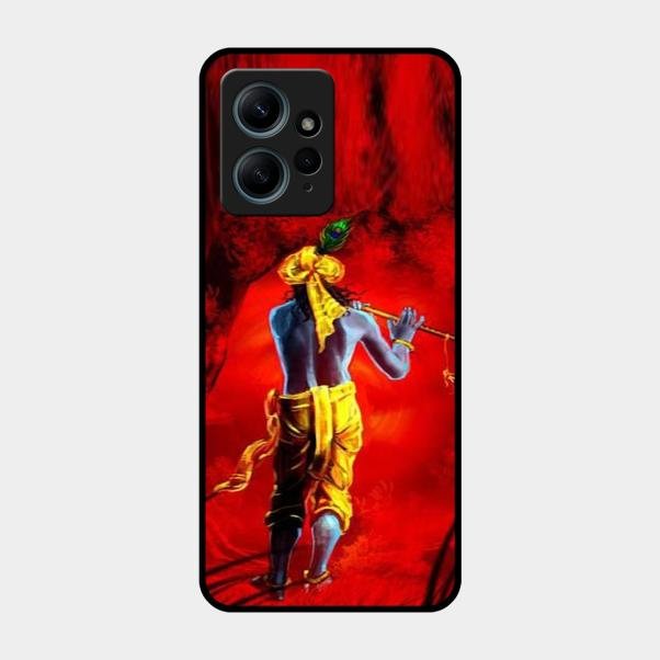 Mystic Krishna Flute Phone Case For Redmi Note 12 4G