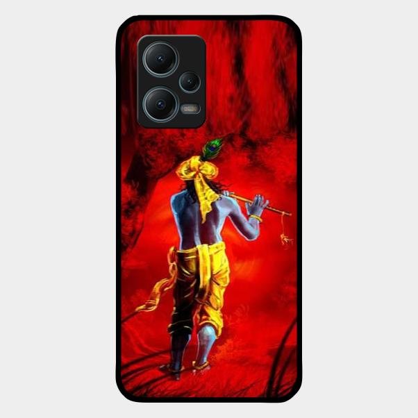 Mystic Krishna Flute Phone Case For Redmi Note 12 5G