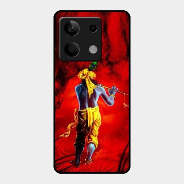 Mystic Krishna Flute Phone Case For Redmi Note 13 5G