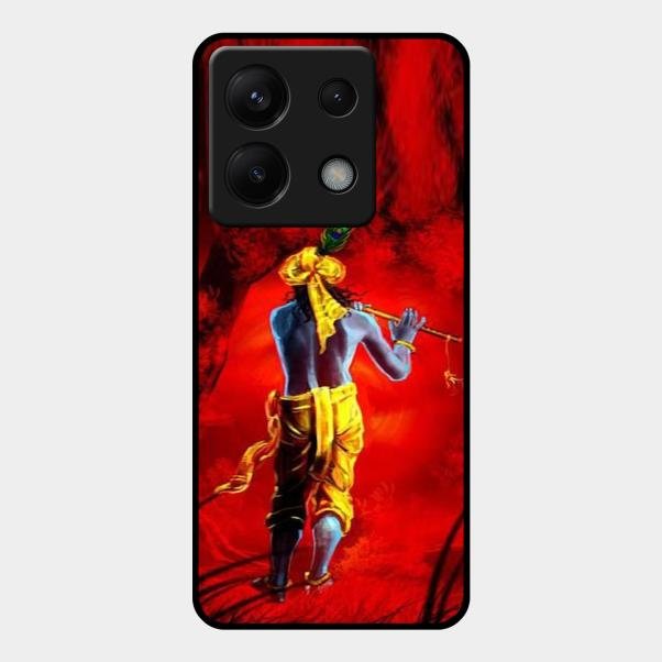 Mystic Krishna Flute Phone Case For Redmi Note 13 Pro 5G