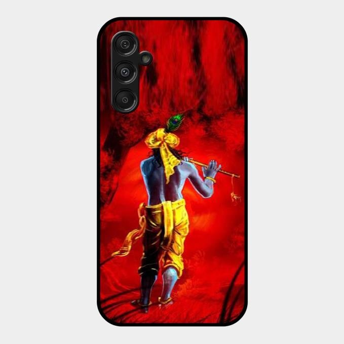 Mystic Krishna Flute Phone Case For Samsung Galaxy M34 5G
