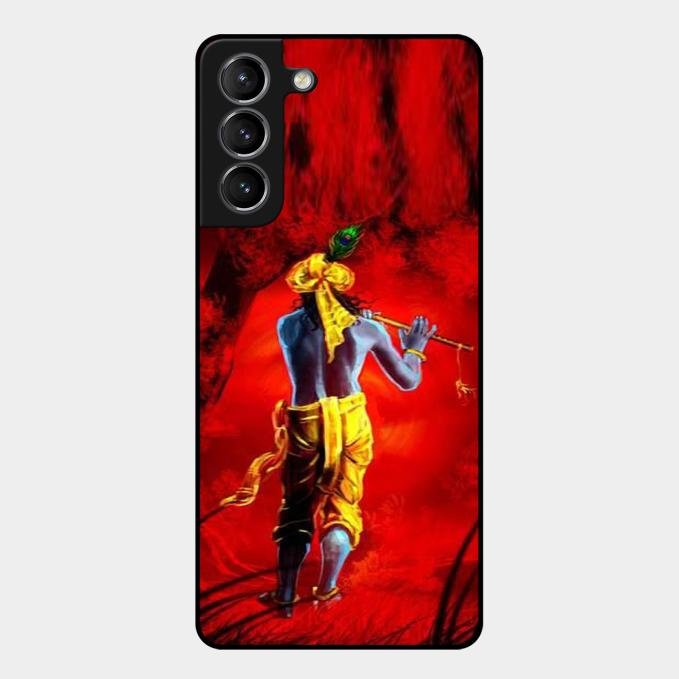 Mystic Krishna Flute Phone Case For Samsung Galaxy S21