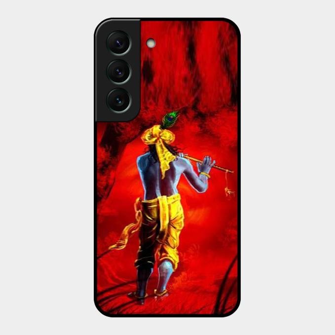 Mystic Krishna Flute Phone Case For Samsung Galaxy S22 5G
